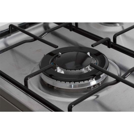 Cucina A Gas Con Forno Infiniton Cc57tac 43l 3 Fuochi Acciaio Inox 49 Cm