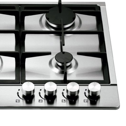 Infiniton GASDL4 Placa de Gas 4 Zonas 60cm Acero Inoxidable