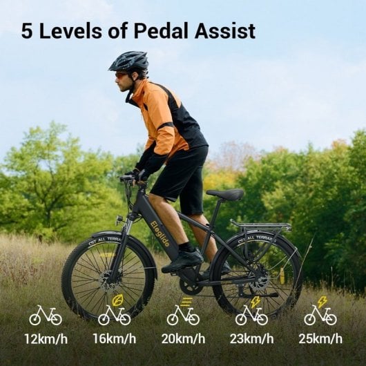 Eleglide T1 Bicicleta Eléctrica 27.5" 250W 468Wh Negra