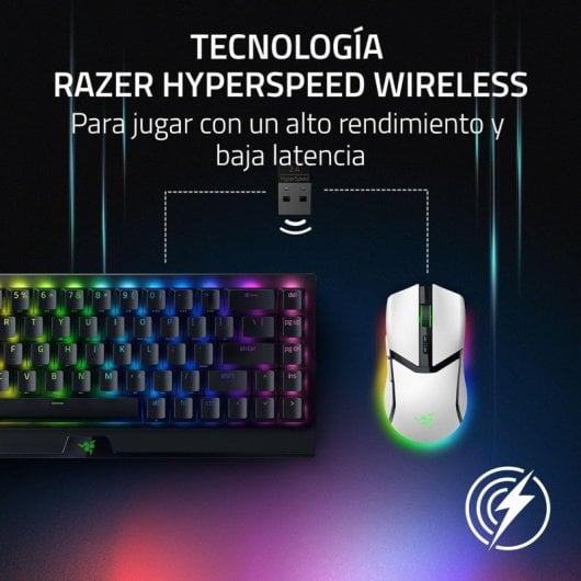 Mouse da gioco wireless Razer Cobra Pro RGB 30000 DPI bianco