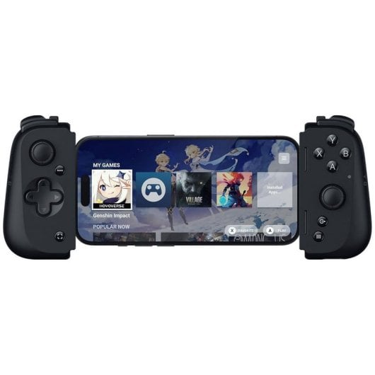Manette de jeu USB-C Razer Kishi V2 pour iPhone/Android, noire