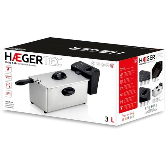 Haeger Chips &amp; Go Friggitrice 3 L