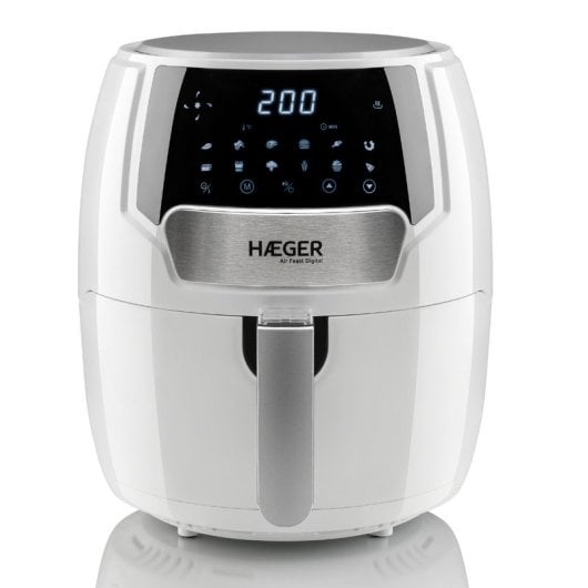 Haeger AF-D42.007A friggitrice Singolo 4,2 L 1500 W Friggitrice ad aria calda Bianco