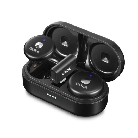 Boya Omic-U Sistema de Micrófono Inalámbrico Ultra Compacto Rango 50m Android USB-C Negro