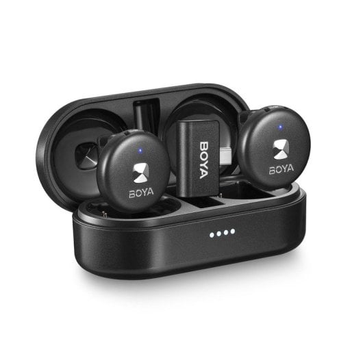 Boya Omic-U Sistema de Micrófono Inalámbrico Ultra Compacto Rango 50m Android USB-C Negro