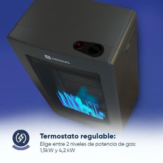 Estufa a Gás Chama Azul Origial RADIANCE 4200 4.200W Plegável Tripla Segurança