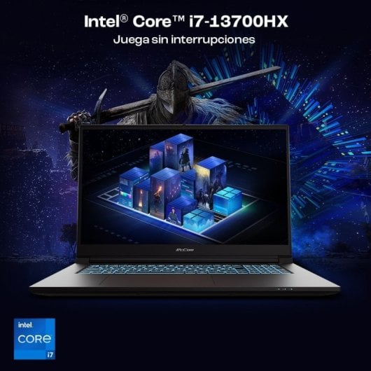 PCCom Revolt 4070 Intel Core i7-13700HX/32GB/SSD de 1TB/RTX 4070/17,3"