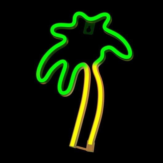 Forever Neon Led Light Palmgrün Orange