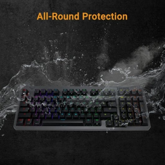 ASUS TUF Gaming K3 Gen II Tastiera da gioco meccanica Interruttore RGB Opto-meccanico QWERTY Nero spagnolo