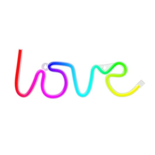 Forever Neon LED RGB Love