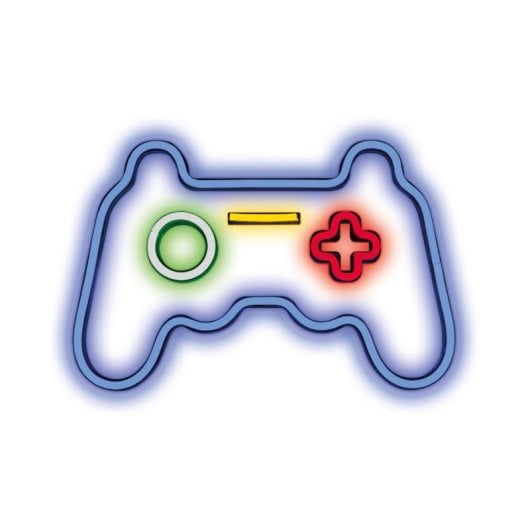 Forever Neon Plexi LED Gamepad Mehrfarbig