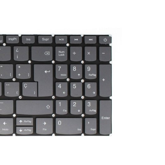 Teclado de laptop Lenovo Ideapad 320-15abr 320-15iap 320-15ast 320-15ikb cinza Win8 sem moldura