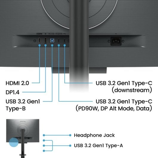 Écran PC BenQ RD280UA 28,2" Ultra HD 4K+ 60Hz IPS HDR400 USB-C Daisy Chain KVM
