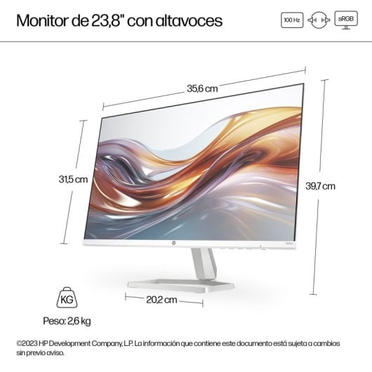HP Series S5 524sa 23.8" LED IPS FullHD 100Hz con Altavoces Integrados