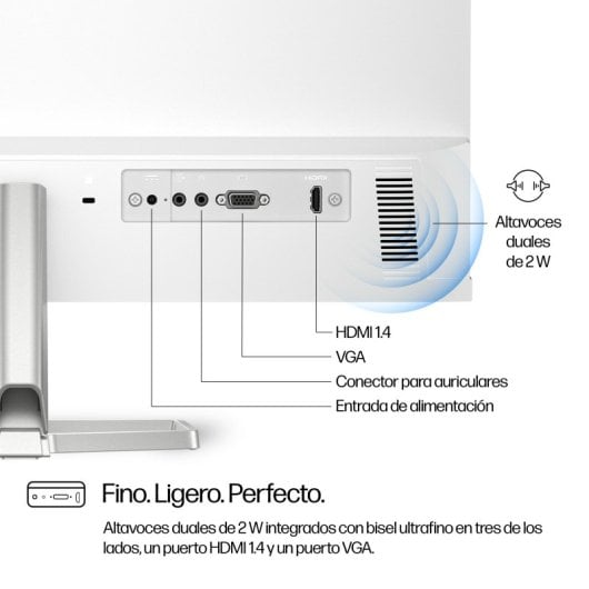 HP Series S5 524sa 23.8" LED IPS FullHD 100Hz con Altavoces Integrados