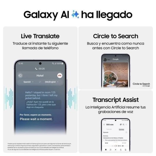 Samsung Galaxy S24 5G 8GB 128GB 6.2" Blu Zaffiro