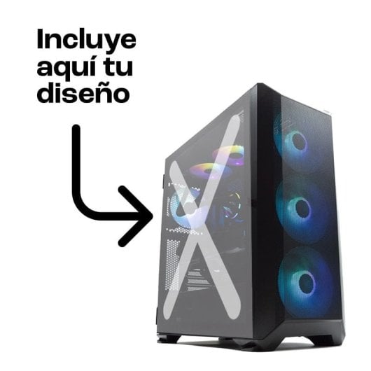 Forgeon Arcanite ARGB Mesh ATX Tower Schwarz + anpassbares Glas