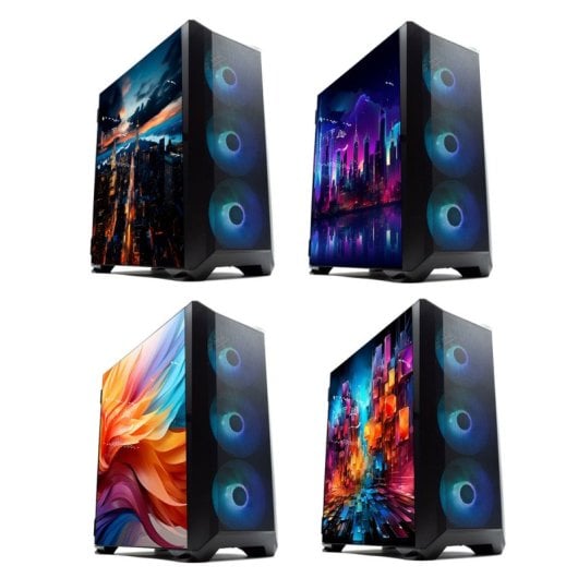 Forgeon Arcanite ARGB Mesh ATX Tower Schwarz + anpassbares Glas
