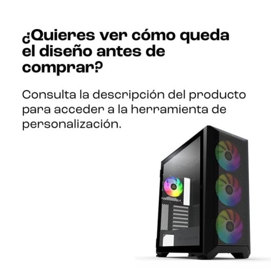 Forgeon Arcanite ARGB Mesh ATX Tower Schwarz + anpassbares Glas