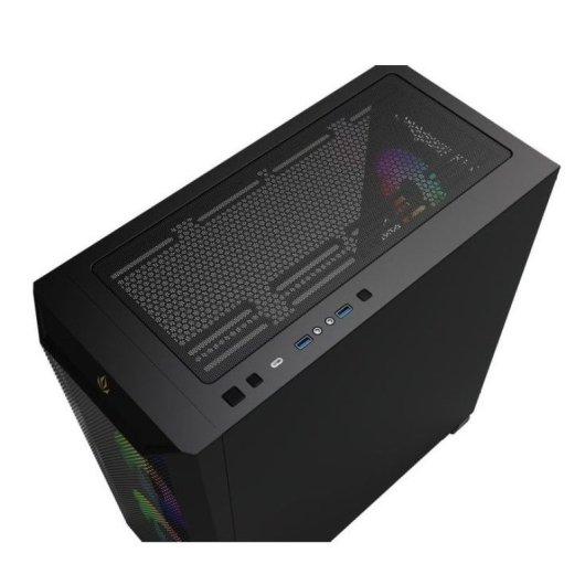 Forgeon Arcanite ARGB Mesh ATX Tower Schwarz + anpassbares Glas
