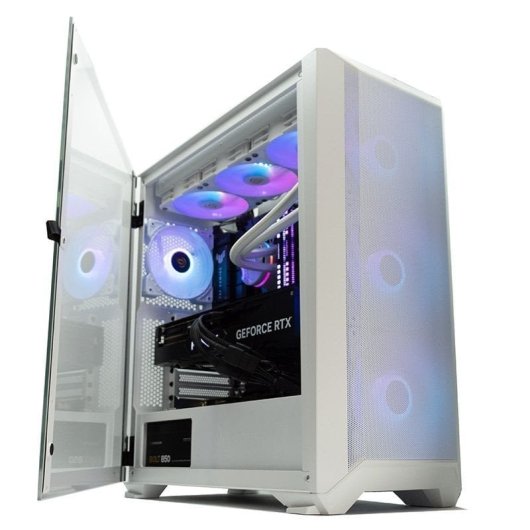 Forgeon Arcanite ARGB Mesh ATX Tower Weiß + Anpassbare Front