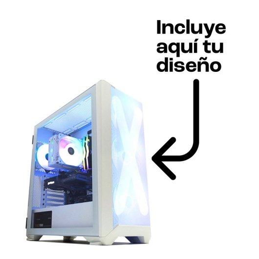 Forgeon Arcanite ARGB Mesh ATX Tower Weiß + Anpassbare Front