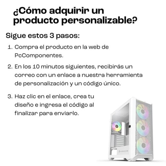 Forgeon Arcanite ARGB Mesh ATX Tower Weiß + Anpassbare Front