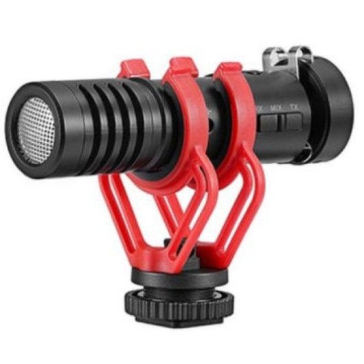 Microphone Cardioïde BOYA BY-MM1 avec Pare-vent en Poils pour Caméras Noir