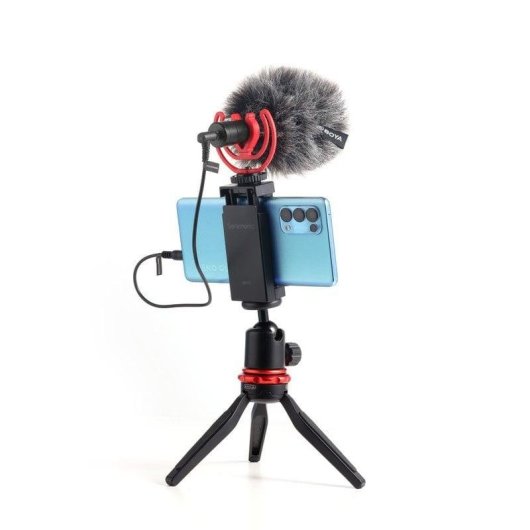 Microphone Cardioïde BOYA BY-MM1 avec Pare-vent en Poils pour Caméras Noir