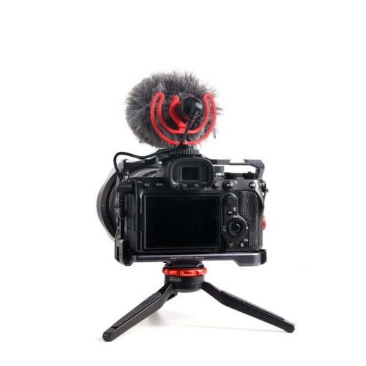 Microphone Cardioïde BOYA BY-MM1 avec Pare-vent en Poils pour Caméras Noir