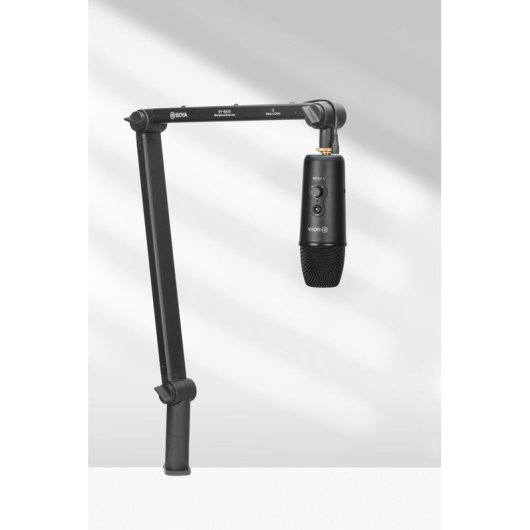 Boya BY-BA30 Brazo Articulado para Micrófono Abracadera en C 43cm X 66cm Negro