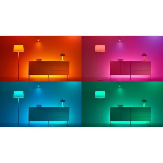 WIZ Pacote de 2 lâmpadas LED Smart WiFi 8,5W E27 A60 RGB