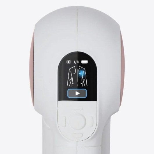 Massageador Therabody Theragun Sense Branco Percussivo Bluetooth LCD 4 Cabeças