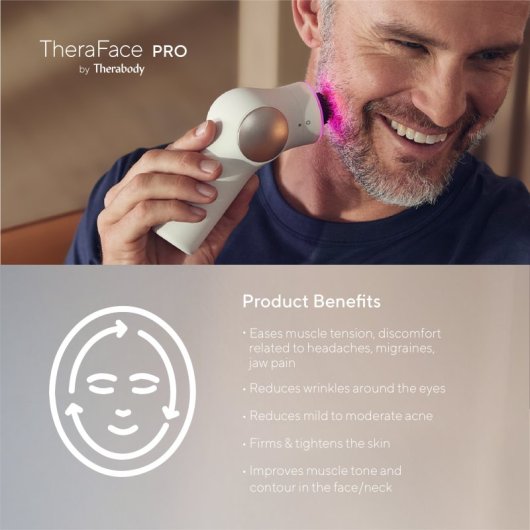 Therabody TheraFace PRO Massajador Facial Branco