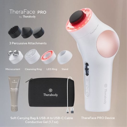 Therabody TheraFace PRO Massajador Facial Branco