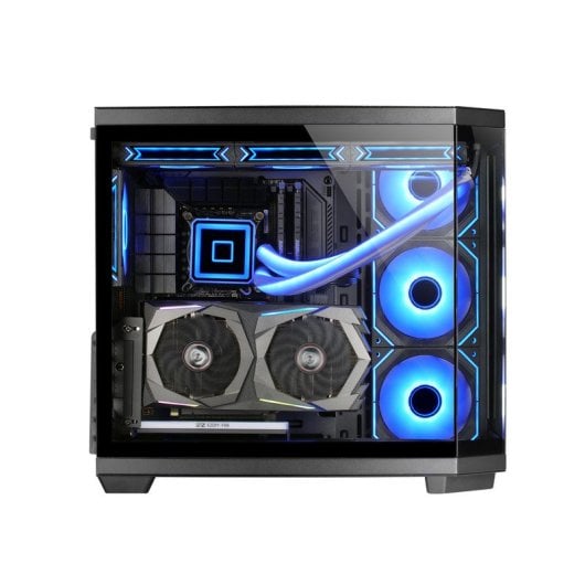 Mars Gaming MC-3TCORE Moyenne Tour ATX Verre Trempé USB-C Noir