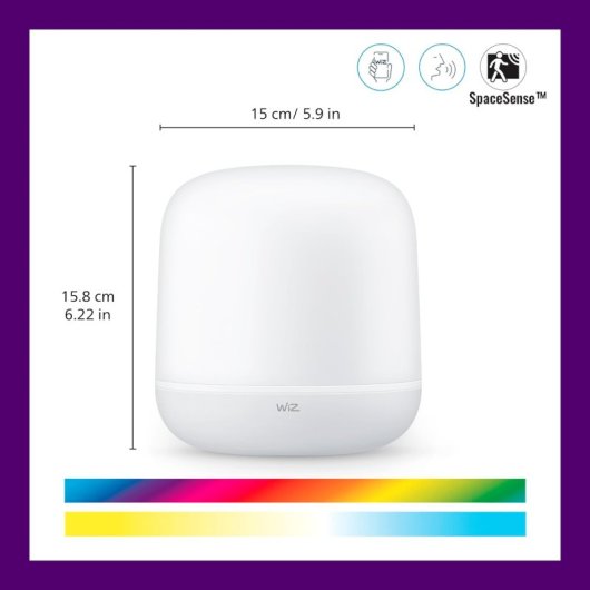 Tragbare Smart-Lampe WIZ Hero 9W RGB