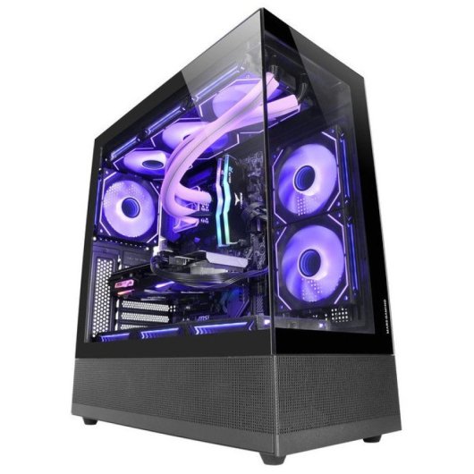 Mars Gaming MC-SET Mid-Tower ATX in vetro temperato USB 3.0 Nero