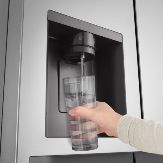 LG GSLC40PYPE frigorifero side-by-side Libera installazione Argento