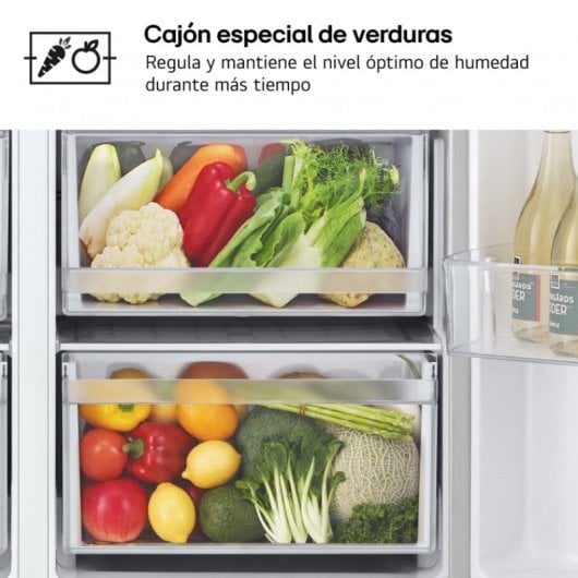 LG GSLC40PYPE frigorifero side-by-side Libera installazione Argento