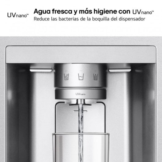 LG Serie 900 GSLE91MBAC Frigorífico Americano Side By Side C Acero Texturizado Antihuellas