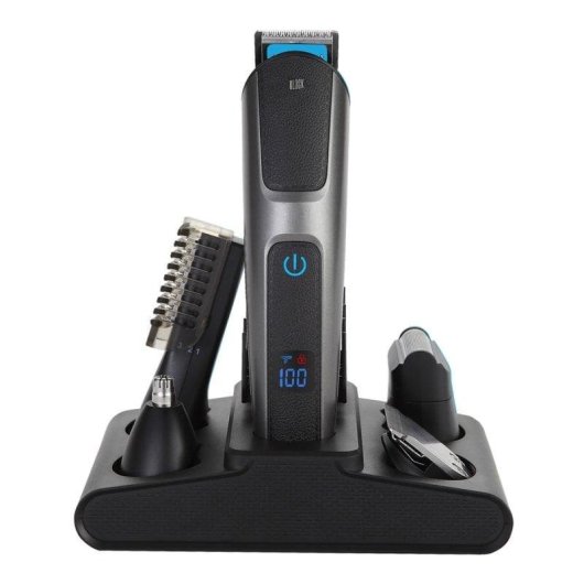 Máquina de Cortar Cabelo Multifunções Klack 12 em 1 Sem Fio 90min 1 Pente À Prova de Água Carga Rápida