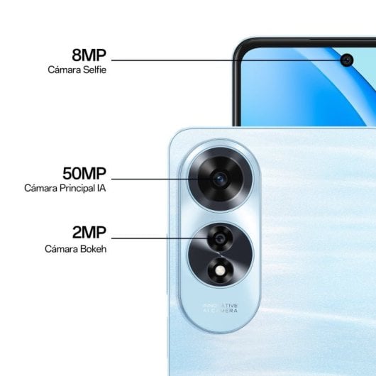 OPPO A60 16,9 cm (6.67") Double SIM Android 14 4G USB Type-C 8 Go 256 Go 5000 mAh Violet