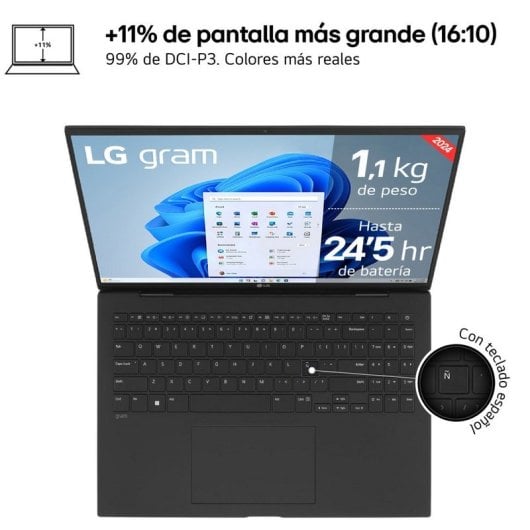 LG gram 16ZD90S-G.AX75B Intel Core Ultra 7 155H/16 GB/512 GB SSD/16"