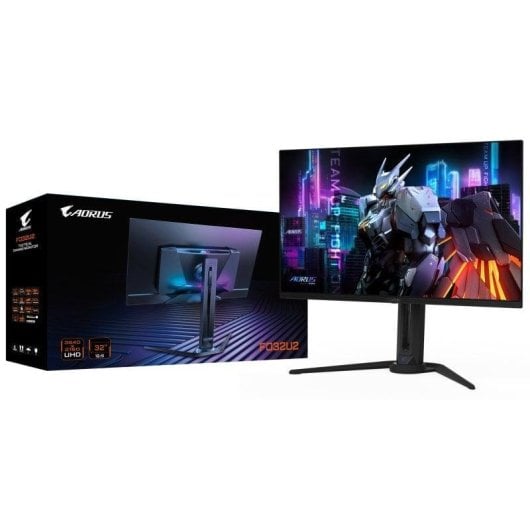 Écran PC Gigabyte AORUS FO32U2 32" Ultra HD 4K 240Hz OLED Plat FreeSync Premium HDR