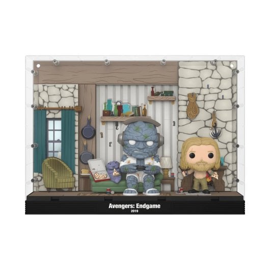 FUNKO POP 70914 Moments Deluxe Marvel Avengers Endgame Casa de Thor