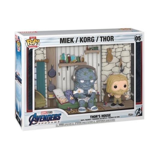 FUNKO POP 70914 Moments Deluxe Marvel Avengers Endgame Casa de Thor