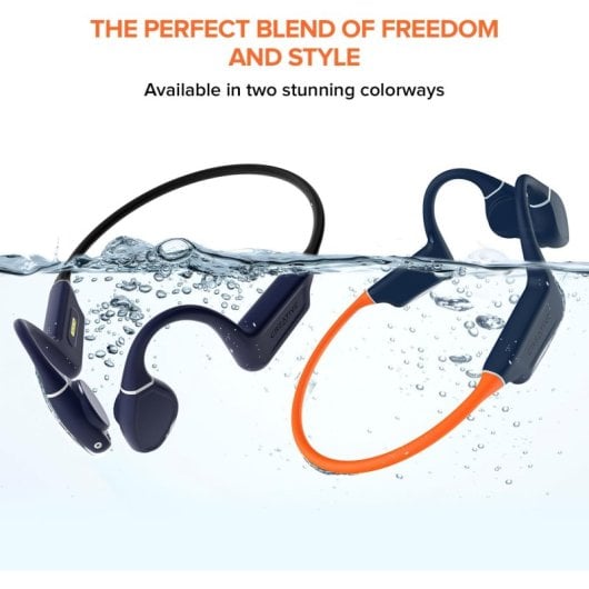 Creative Outlier Free Pro+ Auriculares Inalámbricos con MP3 Integrado 8GB Resistentes al Agua Azul