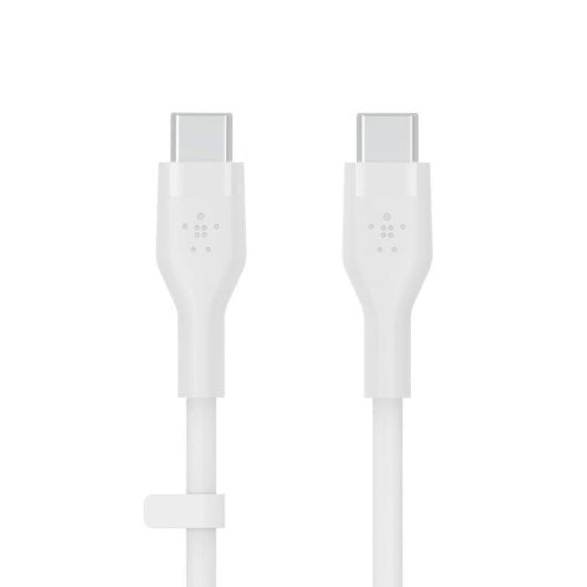 Cable USB-C Belkin CAB009BT1MBW2PK 1 m Pack 2 Unidades Silicona Negro/Blanco