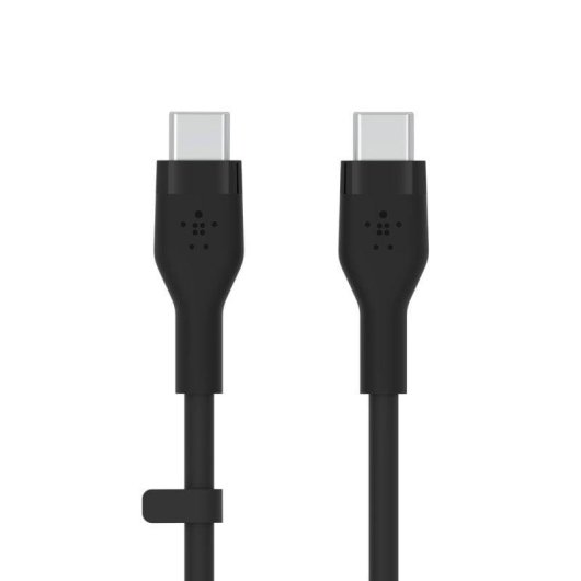 Cable USB-C Belkin CAB009BT1MBW2PK 1 m Pack 2 Unidades Silicona Negro/Blanco